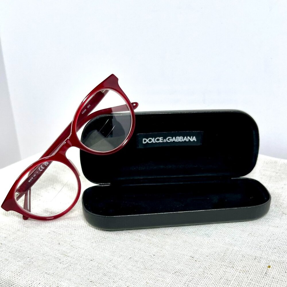 Dolce & Gabbana Black Eyeglass/Sunglass Case – Iconic Designer Protection